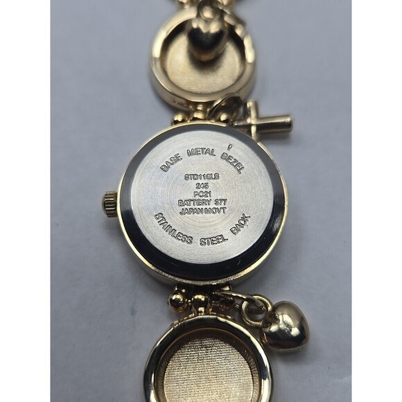 Studio Time Inspirational Watch Women Gold Tone 22mm Christian New Battery - Picture 10 of 10